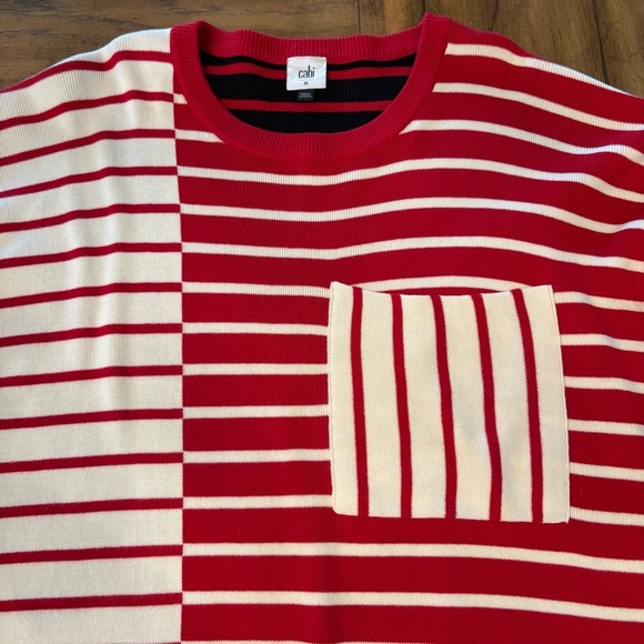 CAbi Striped Oversized Boxy Sweater, Medium,
Preppy Gameday Everyday School Work - Picture 5 of 14